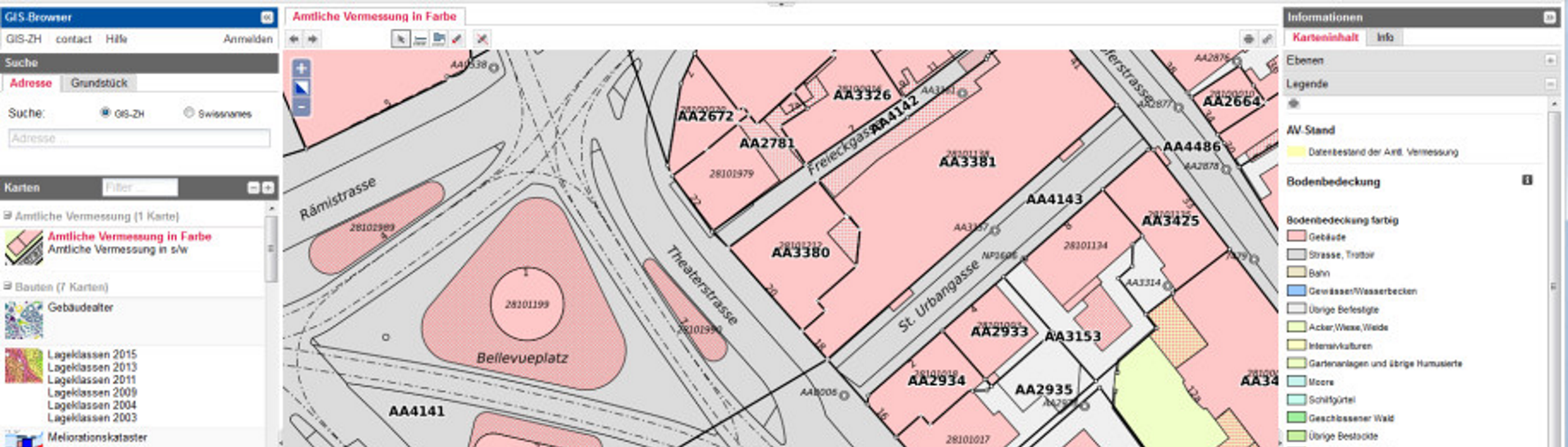 Zürcher Geodaten